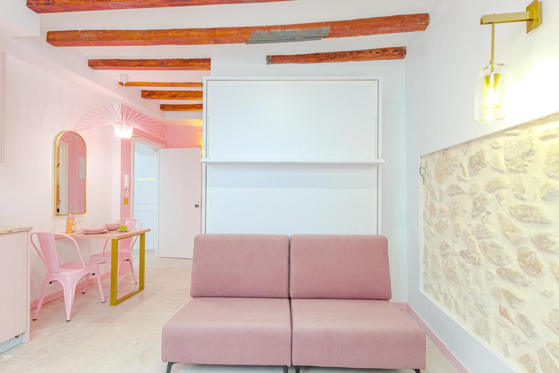 Glamorous Pink Studio In City Center Alicante Exterior photo