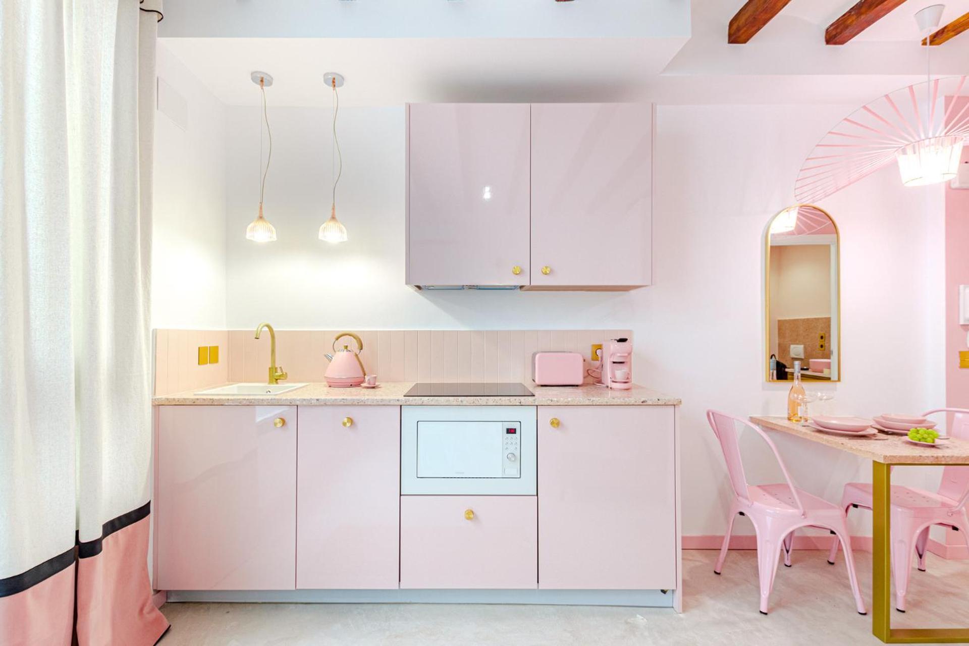 Glamorous Pink Studio In City Center Alicante Exterior photo